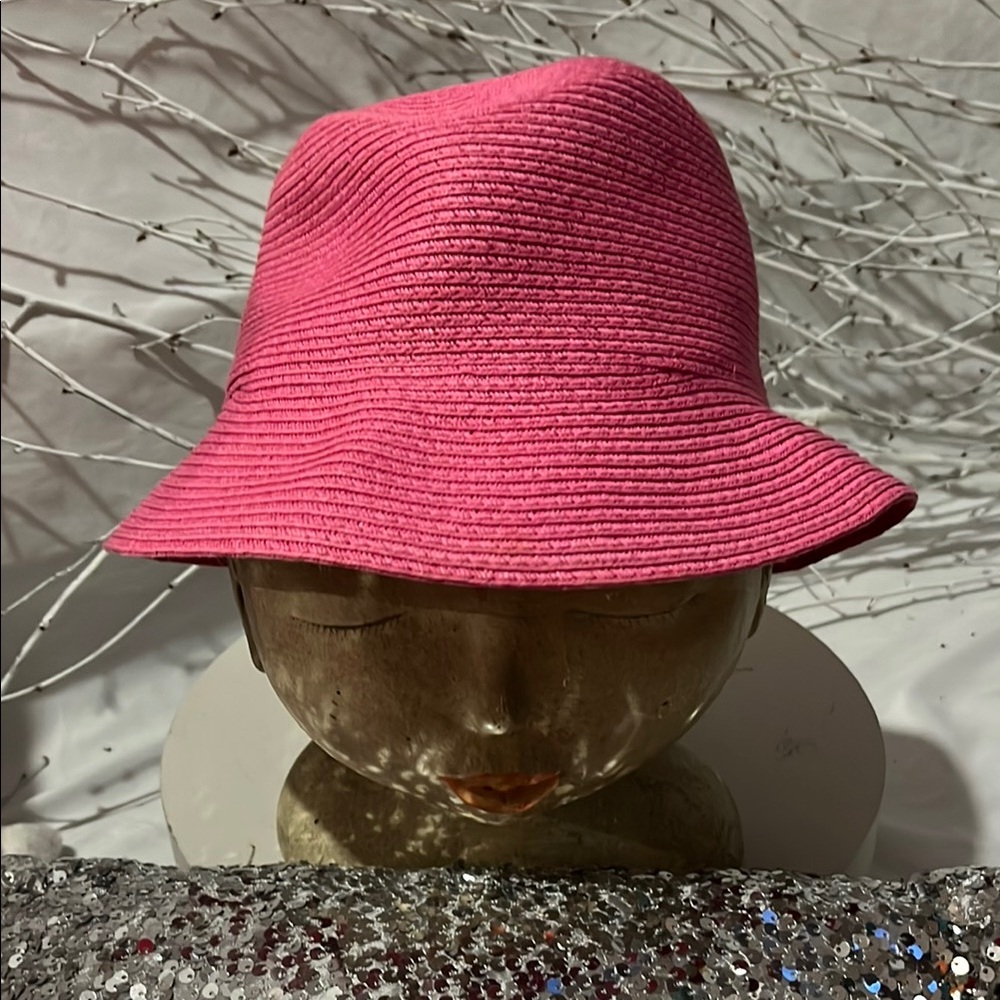 Pink Bucket Hat Made from 100% paper